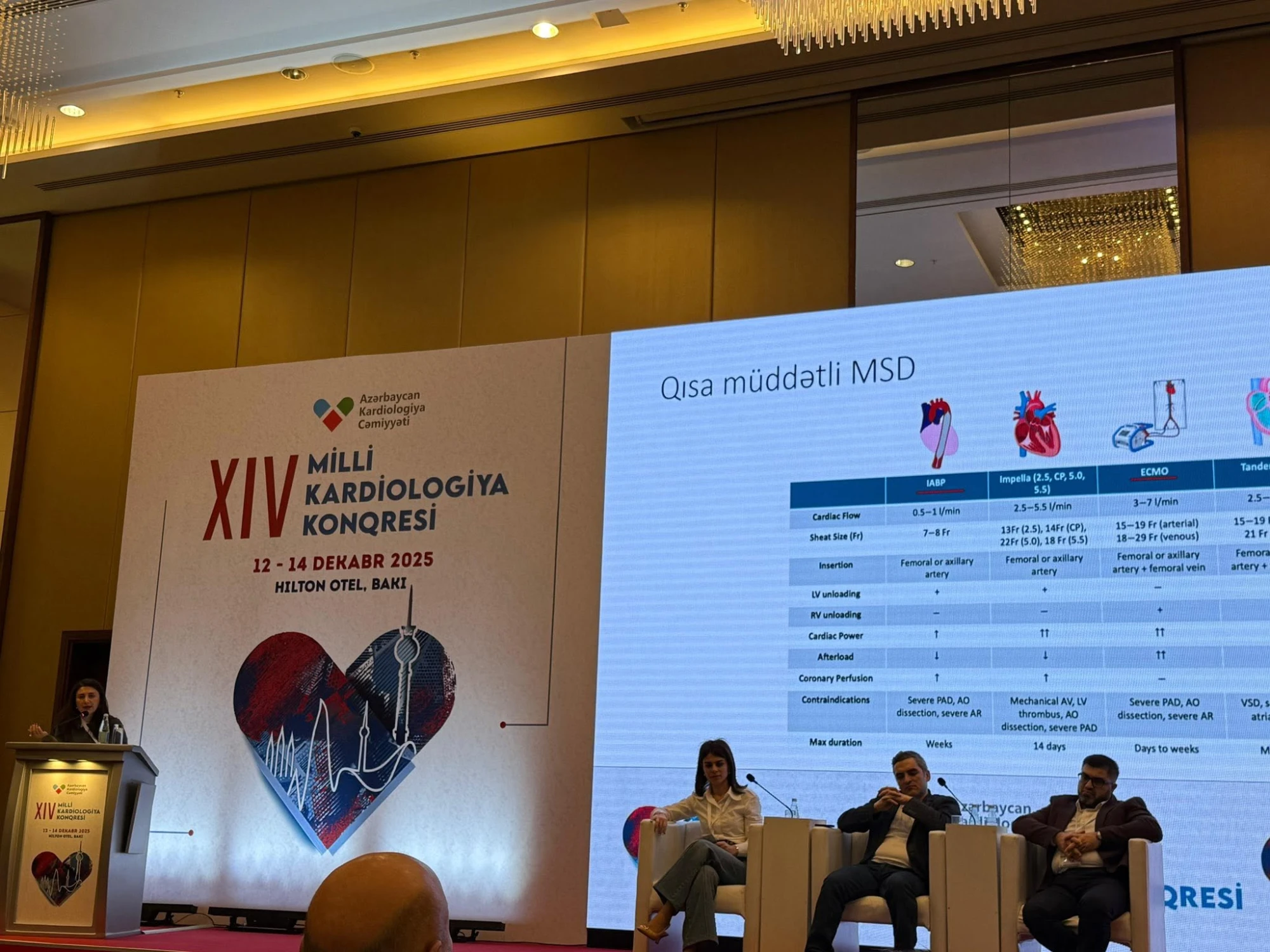 XIV Milli Kardiologiya Konqresində panel müzakirəsi